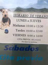 Horario de apertura masaje deportivo jesus, Narón