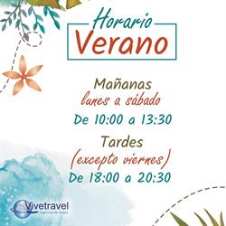 Horario de apertura Vivetravel Lucena Sl, 