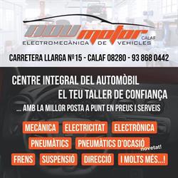 Horario de apertura Nou Motor Calaf, 