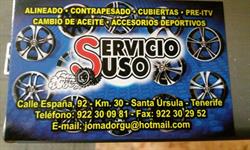 Horario de apertura Servicio Suso, Santa Úrsula