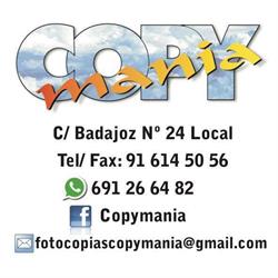 Horario de apertura Copymania, Móstoles
