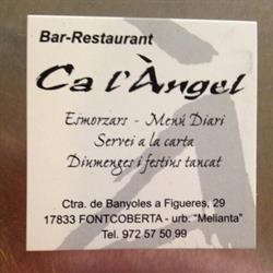 Horario de apertura Ca l'Àngel, Fontcoberta