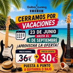 Horario de apertura Guitar Tuning, Getafe