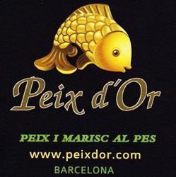 Peix d'Or. Restaurant en Barcelona (Eixample) - Horario de apertura