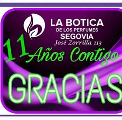 Horario de apertura La Botica de los Perfumes Segovia, 