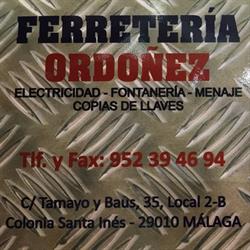 Ferretería Ordóñez en Málaga (Teatinos-Universidad) - Horario de apertura