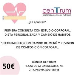 Horario de apertura CLINICA FISIOTERAPIA PILATES PODOLOGIA CENTRUM MURCIA, Murcia