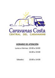 Horario de apertura Caravanas Costa Galicia, Lugo