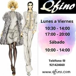 Horario de apertura Qfino, Segovia