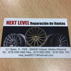 Horario de apertura Taller de reparación de llantas - Next Level Sierra, Collado Villalba