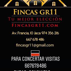 Horario de apertura Fincas GR11, Jaca