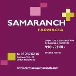 Farmacia Mariano Samaranch Mirada en Barcelona (Sarrià-Sant Gervasi) - Horario de apertura