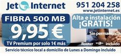 Horario de apertura Jet Internet, Cártama