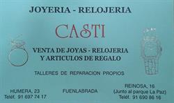 Horario de apertura JOYERIA CASTI, Fuenlabrada