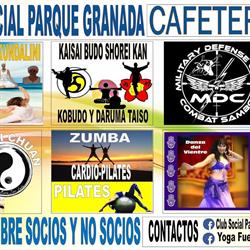 Horario de apertura Cafeteria Club Social Parque Granada, Fuenlabrada