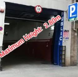 Parking SEGURO Entenza 95 FURGONETAS turismos Vans Campers Remolques VIGILADO en Barcelona (Eixample) - Horario de apertura