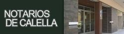 Horario de apertura Notarios Calella, 