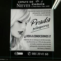 Centro De Estética Nieves/Prada peluqueros en Gijón (Centro) - Horario de apertura