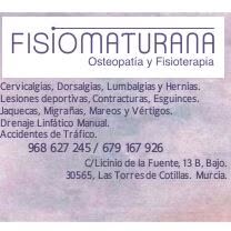 Horario de apertura Fisiomaturana, Osteopatía y Fisioterapia., Las Torres de Cotillas