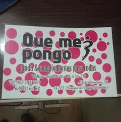 Horario de apertura Que Me Pongo, Hinojosa del Duque