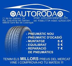 Horario de apertura Autoroda S.C.P., Sant Boi de Llobregat