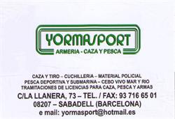 Horario de apertura Yormasport, Sabadell