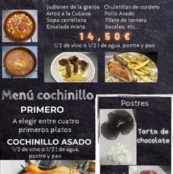 Horario de apertura Bar Restaurante El Rincón de Vero, Segovia