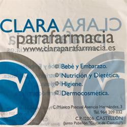 Horario de apertura Clara Parafarmacia, Castellón de la Plana