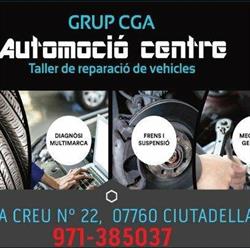 Horario de apertura Automocio Centre, Ciutadella de Menorca