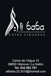 Horario de apertura Ali Baba Cuina Libanesa, Vilanova i la Geltrú