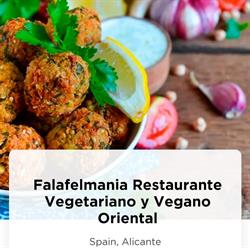 Horario de apertura Falafelmania Restaurante Vegetariano y Vegano Oriental, Alicante