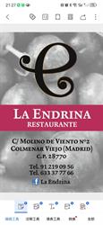 Horario de apertura Restaurante La Endrina, Colmenar Viejo