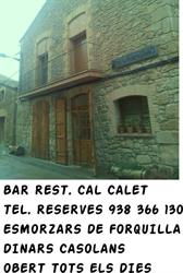 Horario de apertura Cal Calet, Fonollosa