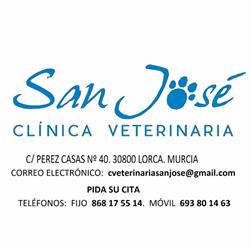 Horario de apertura San José Clínica Veterinaria, Lorca