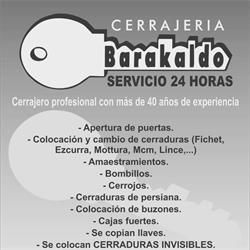 Horario de apertura Cerrajería Barakaldo,