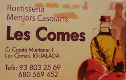 Horario de apertura Rostisseria Les Comes, Igualada