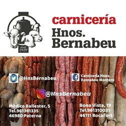 Horario de apertura Hermanos Bernabeu Montero Carnicería, Paterna