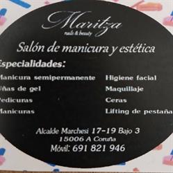 Horario de apertura MARITZA nails&beauty, A Coruña