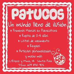 Horario de apertura Patucos, Santa Pola