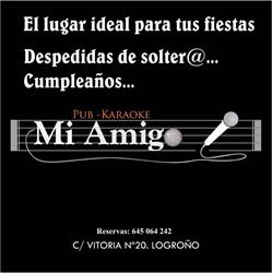 Horario de apertura Pub-Karaoke Mi Amigo, Logroño