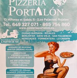 Horario de apertura PIZZERÍA PORTALÓN, Formentera del Segura