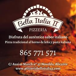 Horario de apertura Bella Italia II, Novelda