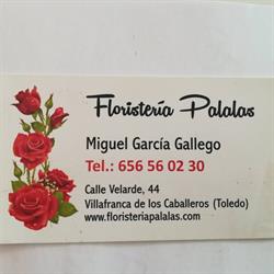 Horario de apertura Floristería Palalas, Villafranca de los Caballeros