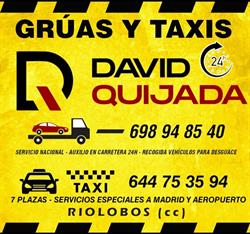Horario de apertura TAXI RIOLOBOS - DAVID QUIJADA, Ríolobos