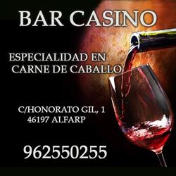 Horario de apertura Bar Casino, Alfarp