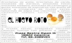 Horario de apertura El Huevo Roto, Valencia