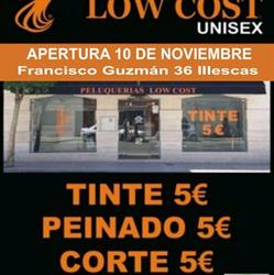 Horario de apertura Peluquerías low cost illescas, Illescas
