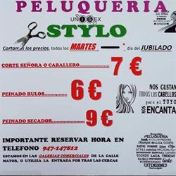 Horario de apertura Peluquería Stylo, Medina de Pomar