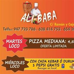 Horario de apertura Ali Baba Pizzeria Kebab Y Restaurante, Miranda de Ebro
