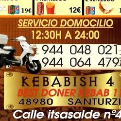 Horario de apertura Kebabish Best Santurce, Santurtzi